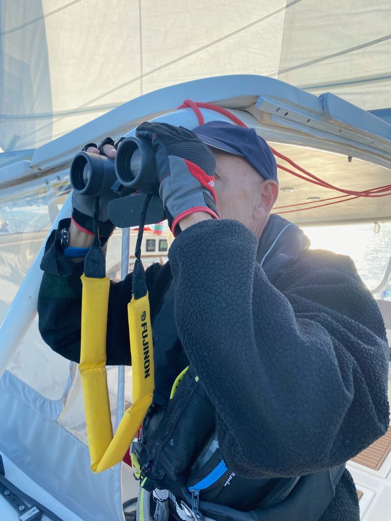 Taking Bearings on Bouys - photo by Bret McQuinn