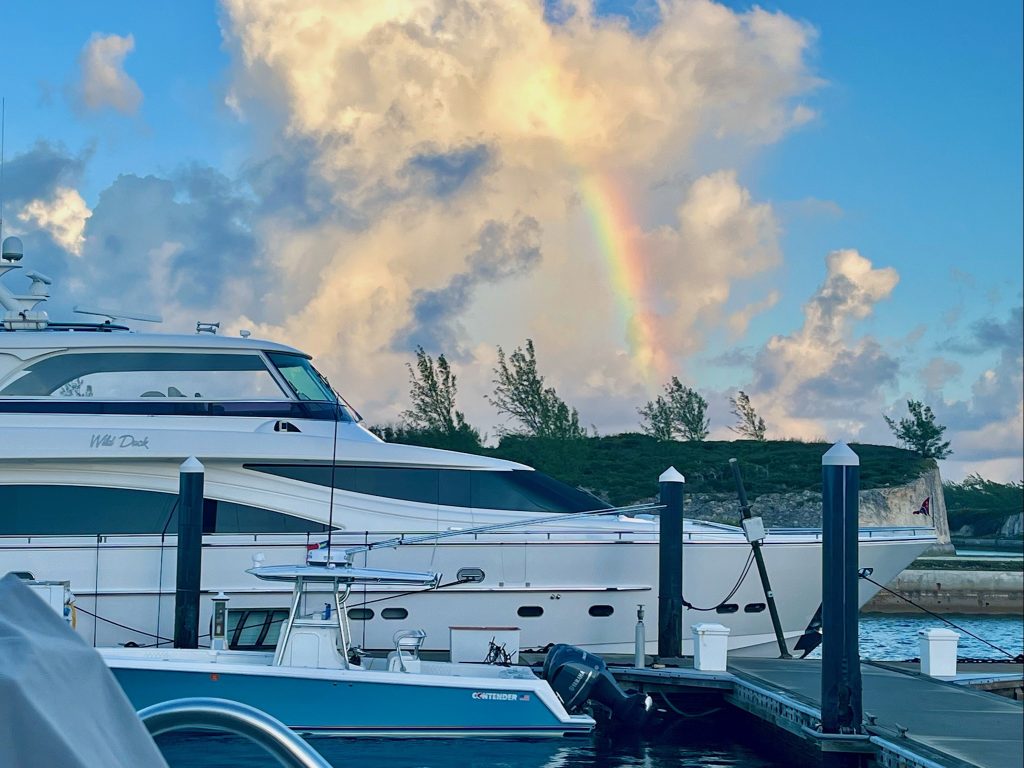 Rainbow Over Emerald Bay Marina