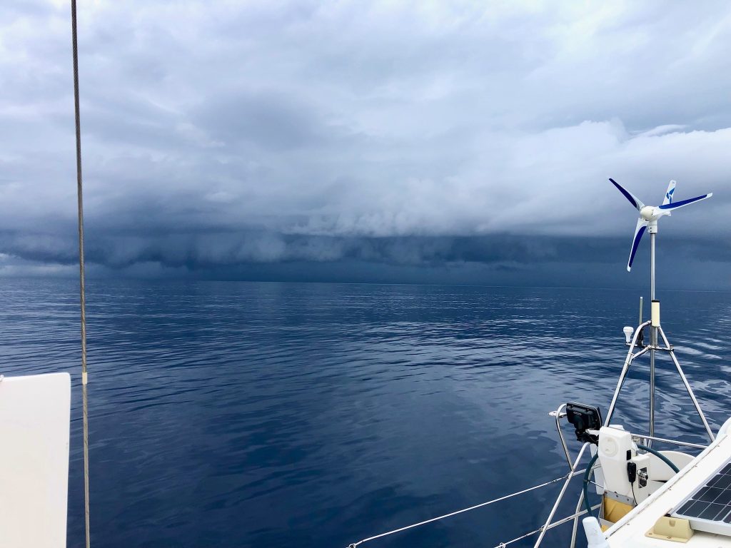 Dodging Squalls Leaving Cat Island