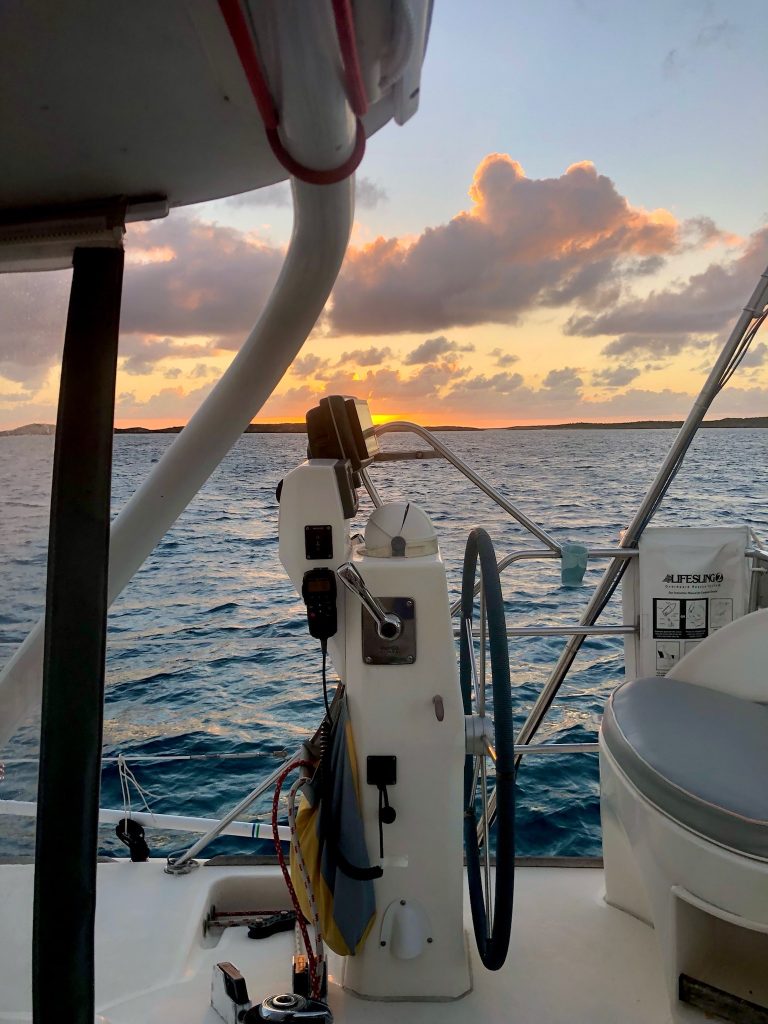 Dawn Leaving Flamingo Cay