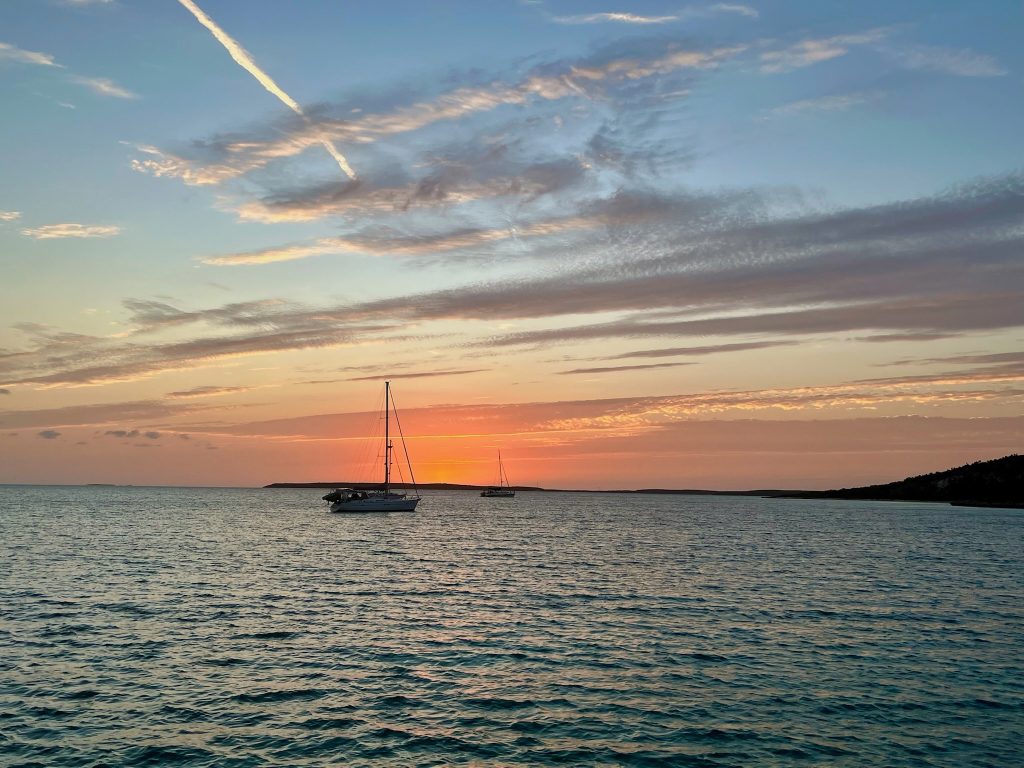 Sunset at Lee Stocking Island