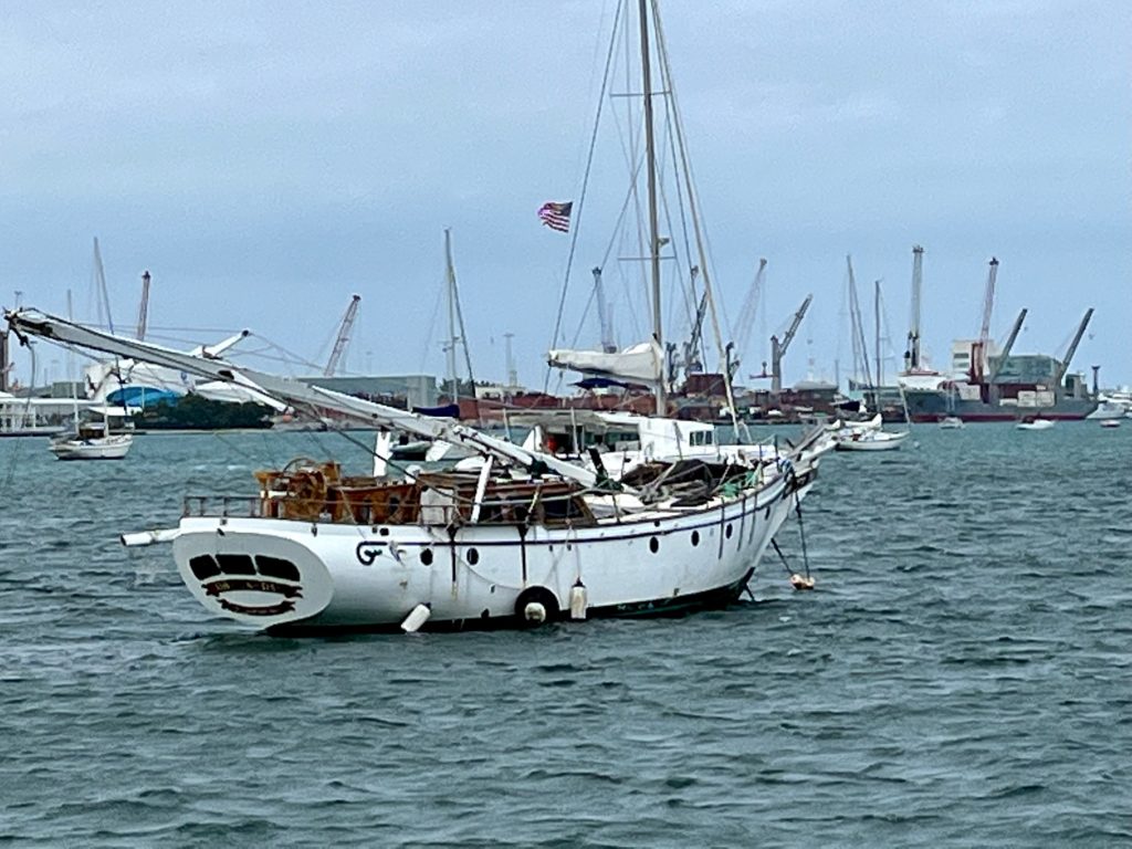 West Palm Beach Derelict Boat 