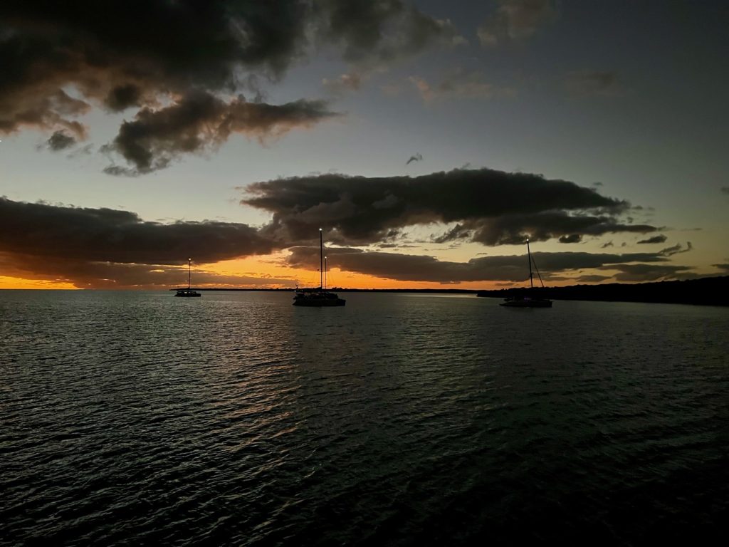 Sunset over Ragged Island