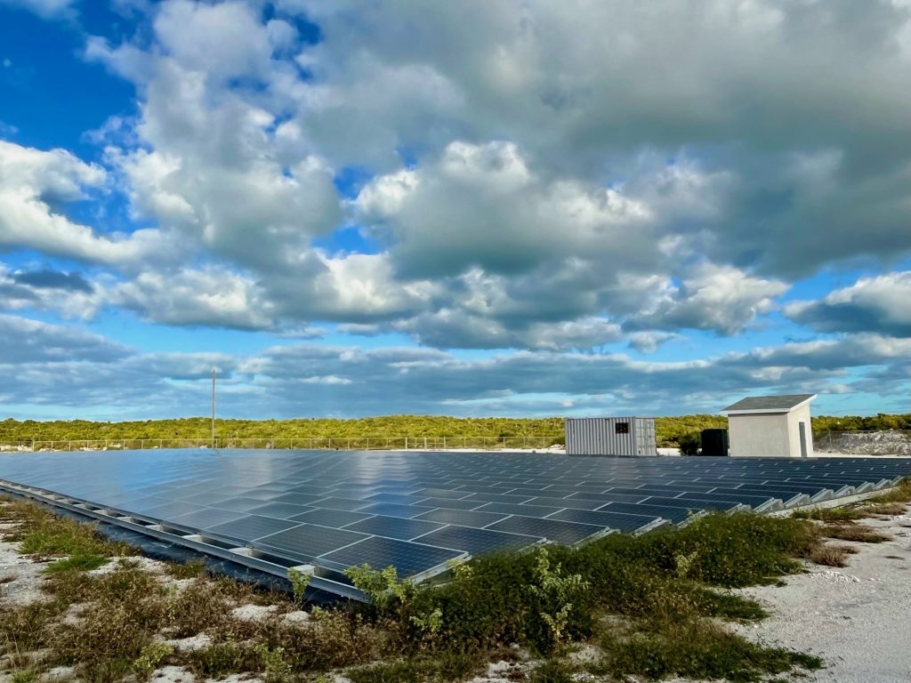 Solar Farm on Ragged Island