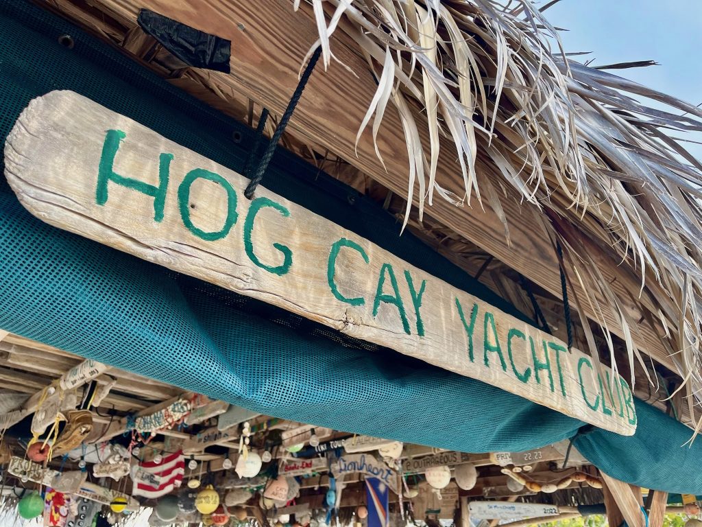Famous Hog Cay Yacht Club