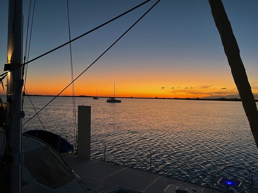 Sunset on Thompson Bay Long Island