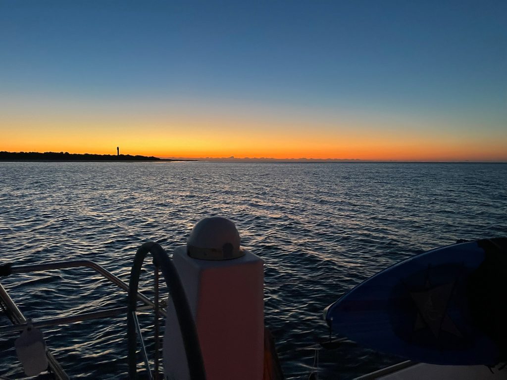 Good Morning, Charleston. Leaving Charleston on an ebb tide.