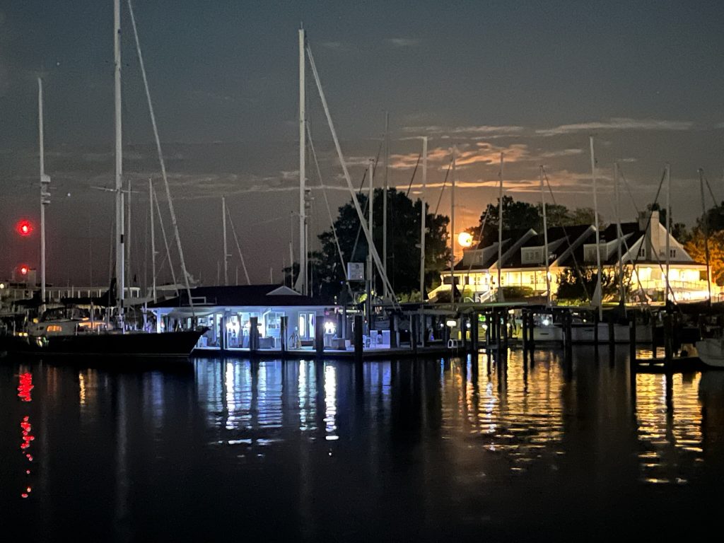 Moonrise Over Back Creek (Annapolis)