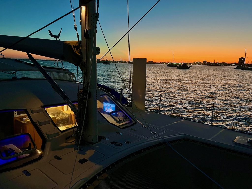 Sunset Charleston Harbor