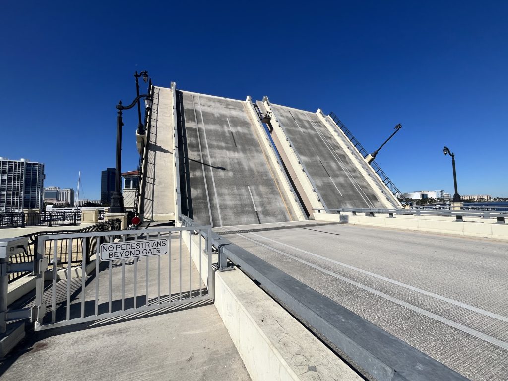 Waiting For Drawbridge On The Way To Publix